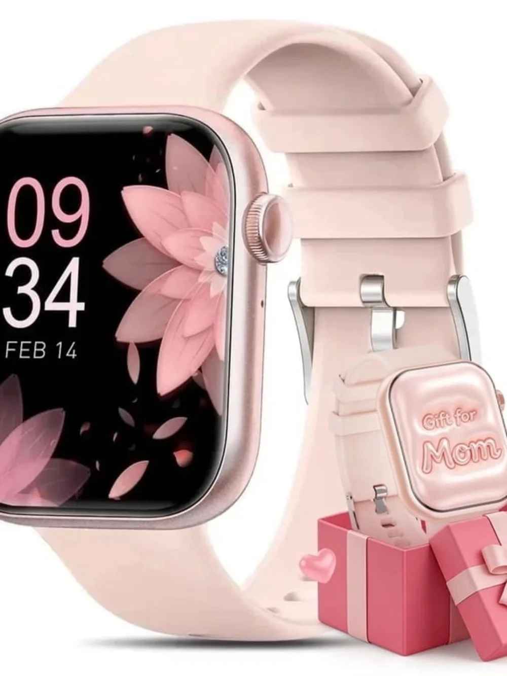 Mingdaln 1.85''HD Womens Smart watch, with Bluetooth for Android & Iphone